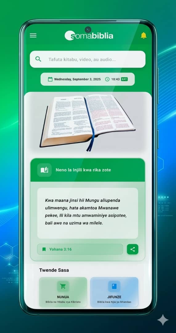 Soma Biblia Home Screen